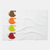 秋の七面鳥 キッチンタオル (横)
