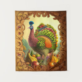 秋の七面鳥 タペストリー