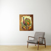 秋の七面鳥 タペストリー (インサイチュ)