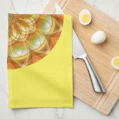 秋の万華鏡のように千変万化するパターン キッチンタオル (四つ折り)