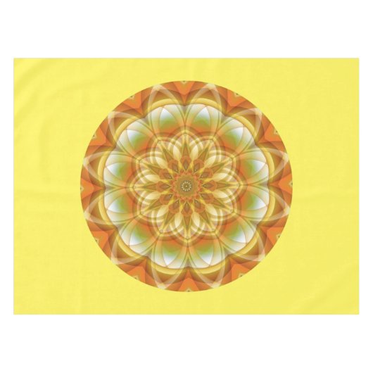 秋の万華鏡のように千変万化するパターン テーブルクロス (正面(横))