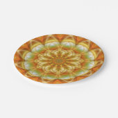 秋の万華鏡のように千変万化するパターン ペーパープレート (アングル)