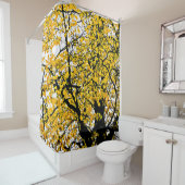 秋の三色 シャワーカーテン (インサイチュ)