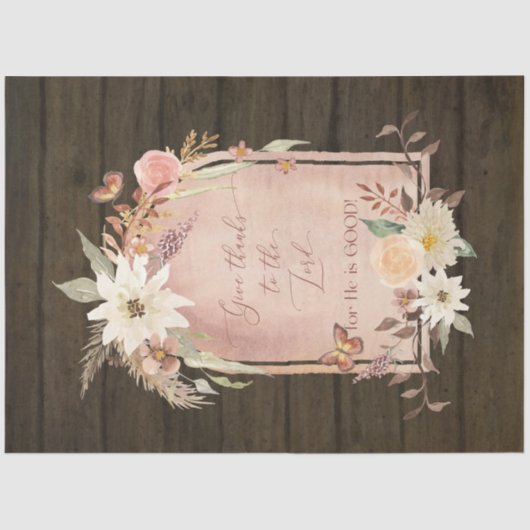 秋の与え花感謝していが木の切り離し主に 薄葉紙 (正面)