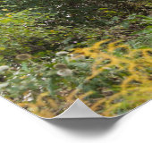 秋の並木道 ポスター (角)