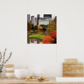 秋の中央公園ポスター ポスター (キッチン)