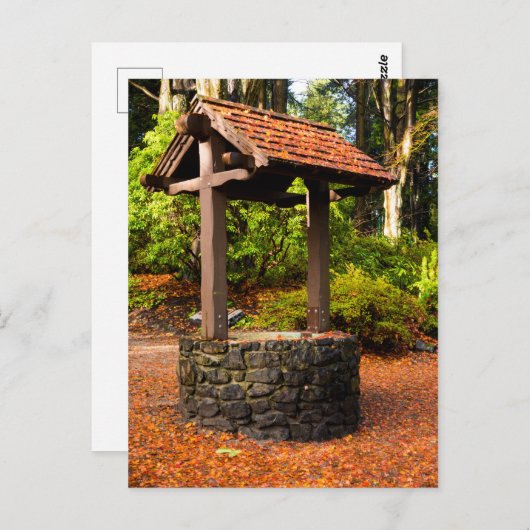 秋の井戸 ポストカード (正面/裏面)