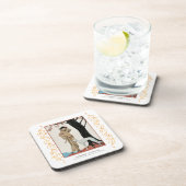 秋の交響曲 – ファッションイラストレーションby G. Barbier コースター (右側)