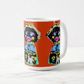 秋の人形 コーヒーマグカップ (正面右)
