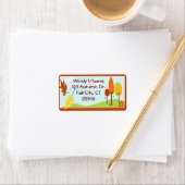 秋の住所 シール (インサイチュ)