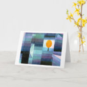 秋の使い手、クレー カード (黄色い花)