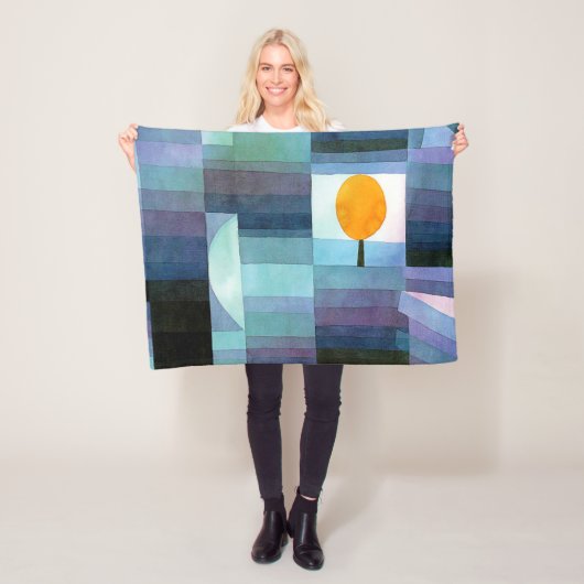 秋の使い手、クレー フリースブランケット (インサイチュ)