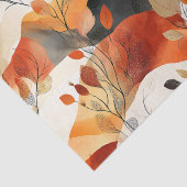 秋の優雅さのシームレスなパターン 薄葉紙 (詳細)