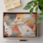 秋の優雅さのシームレスなパターン 薄葉紙 (ギフト)