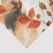 秋の優雅さのシームレスなパターン 薄葉紙 (詳細)