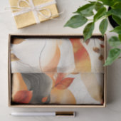 秋の優雅さのシームレスなパターン 薄葉紙 (ギフト)