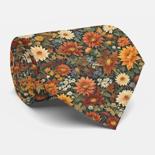 秋の優雅さ ネクタイ (ロール)