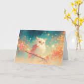 秋の光に浮かぶシナノク カード (黄色い花)