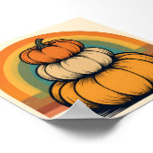 秋の光に積み重ね ポスター (角)