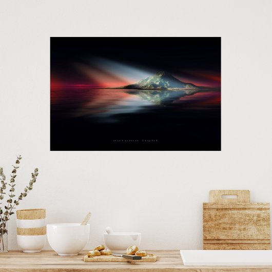 秋の光 ポスター (キッチン)