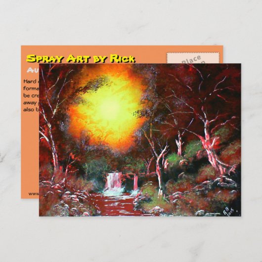 秋の光 ポストカード (正面/裏面)