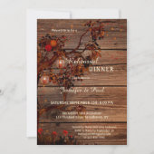 秋の光 リハーサルディナー招待状 招待状 (正面)