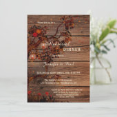 秋の光 リハーサルディナー招待状 招待状 (スタンド正面)