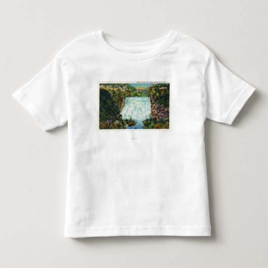秋の入り江の峡谷の眺め、Ithacaは場面下ります トドラーTシャツ (正面)