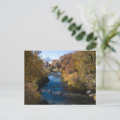 秋の入り江 ポストカード (スタンド正面)