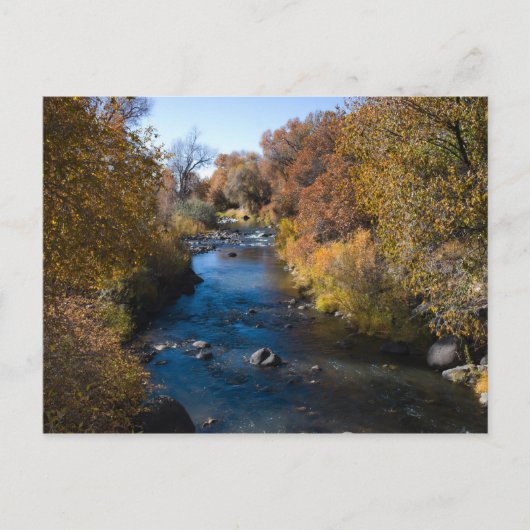 秋の入り江 ポストカード (正面)