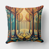 秋の公園 クッション (裏面)