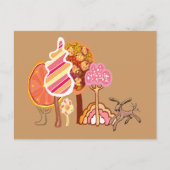 秋の公園 ポストカード (正面)