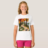 秋の公園 Tシャツ (正面フル)