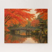 秋の兼六園・紅葉の回遊庭園 / Autumn at Kenroku‐en Garden ジグソーパズル (横)
