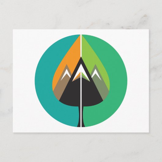 秋の冒険 ポストカード (正面)