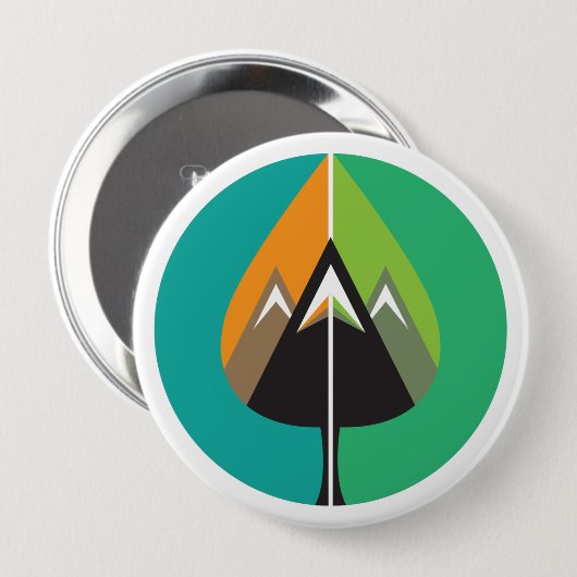 秋の冒険 缶バッジ (正面&裏面)