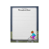 秋の冒険 – 裏地 ノートパッド (回転)