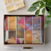 秋の写真アートカラフルストライプ 薄葉紙 (ギフト)