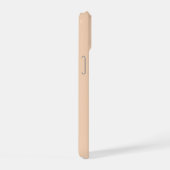 秋の冬の色テンダーピーチ iPhone 15ケース (右側面)