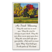 秋の冷蔵庫磁石の色 マグネット名刺 (正面縦)