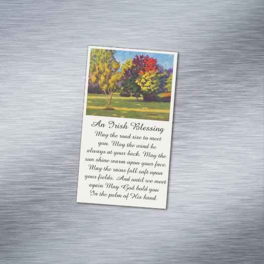 秋の冷蔵庫磁石の色 マグネット名刺 (インサイチュ)