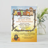 秋の出来事の招待状 招待状 (スタンド正面)