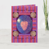 秋の分点の恵み カード (正面)