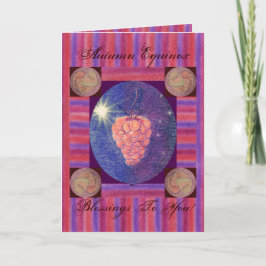 秋の分点の恵み カード