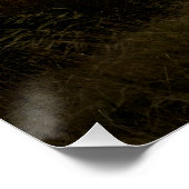 秋の初めに日に照らされた丘に木々が座る ポスター (コーナー)