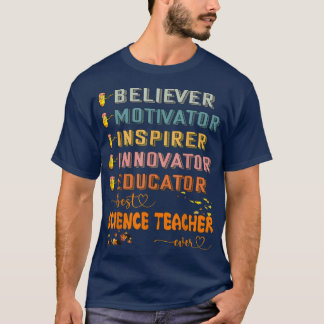 秋の初め秋先生科学先生E Tシャツ