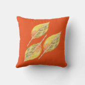 秋の刺激を受けたな装飾用クッション クッション (裏面)