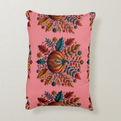 秋の刺繍ダベットカバーと枕 アクセントクッション (裏面(縦))