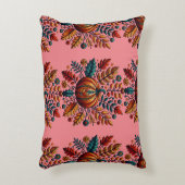 秋の刺繍ダベットカバーと枕 アクセントクッション (正面(垂直))