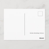 秋の前触れ，キュビズム有名絵を描な ポストカード (裏面)